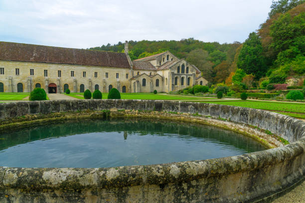 istock The Abbey of Fontenay 664998112
