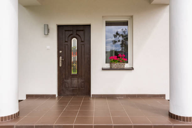 istock Porches villa entrance idea 665001554