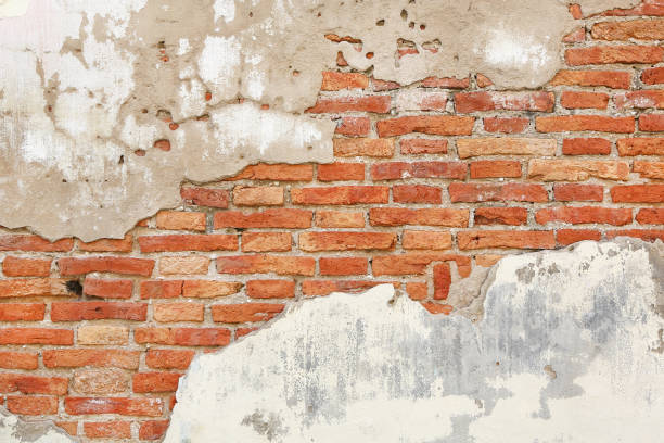 istock Background of crack brick wall texture 665009412