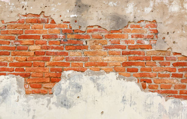 istock Background of crack brick wall texture 665009938