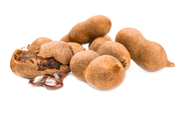 istock Tamarind isolated on a white background cutout 665010072