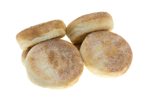 istock Freshly baked English muffins 665015928