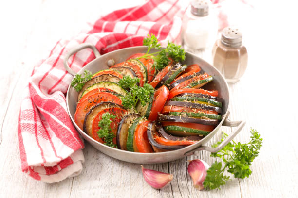 istock tian, tomato,courgette and eggplant 665015962