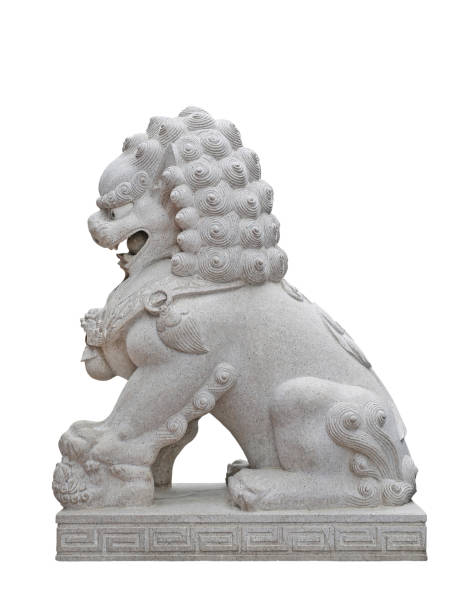 istock Chinese Imperial Lion Statue. 665016600