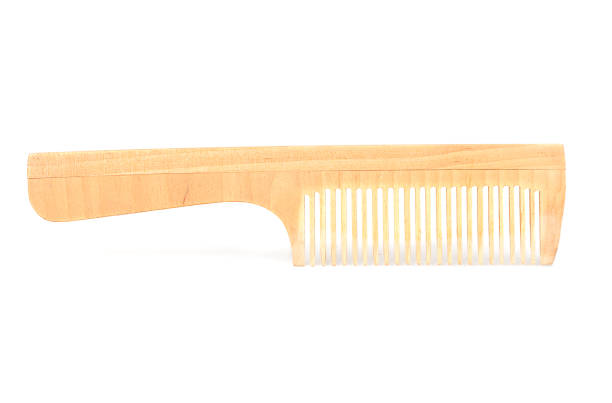 istock Wooden hairbrush 665019460