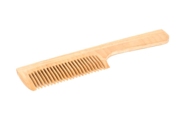 istock Wooden hairbrush 665019468
