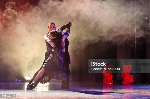 A Tango Dancing Couple Stock Photo - Download Image Now - Tango - Dance, Performance, Dance Contest