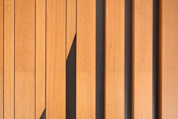 istock Wooden plank wall background 665020560