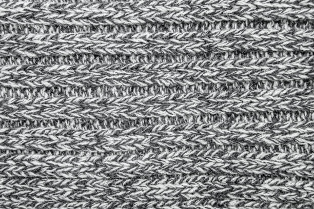 istock Close up on knit woolen fur texture. 665021060