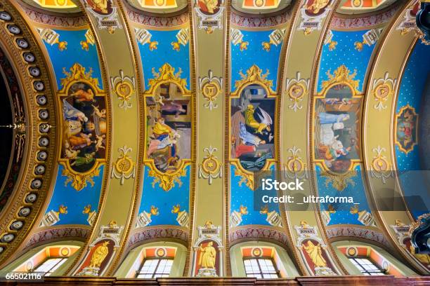 Interior Of The Romancatholic Basilica In Oradea Stock Photo - Download Image Now