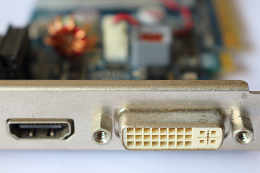 DVI port and HDMI port on computer video card