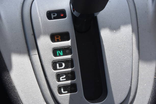 istock gear-shifting rod in the vehicle 665024870