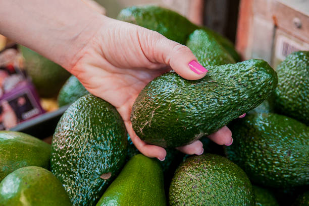 istock Cropped image of a customer choosing avocados 665024904