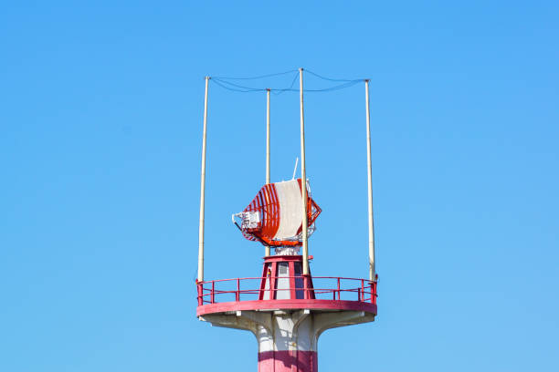 istock radar in airport, air traffic control and blue sky 665028854