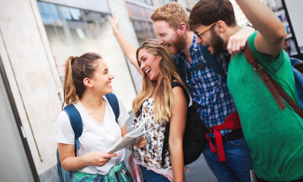istock Happy young people having fun outdoors and smiling 665031424