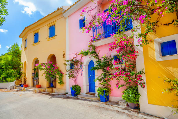 istock Street in Kefalonia, Greece 665045558