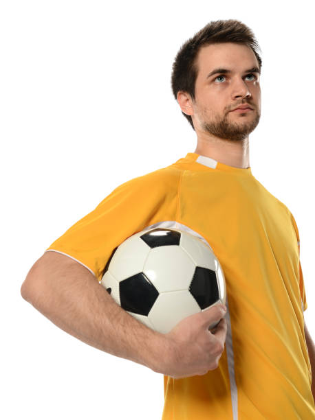 istock Soccer Player Holding Ball 665062948