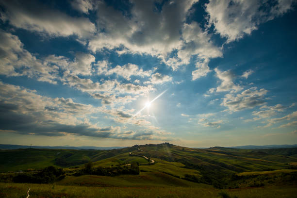 Sun over the Tuscany, Castelfalfi, Italy