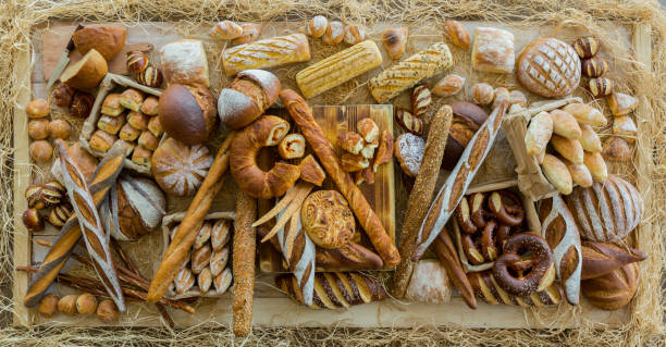 Bread of kind on table