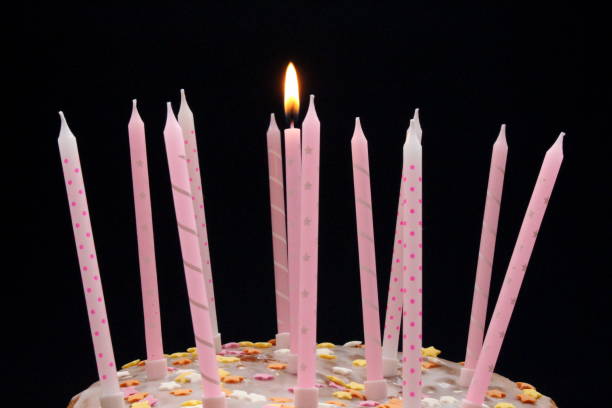 istock A cake decorated with icing and stars 665073278