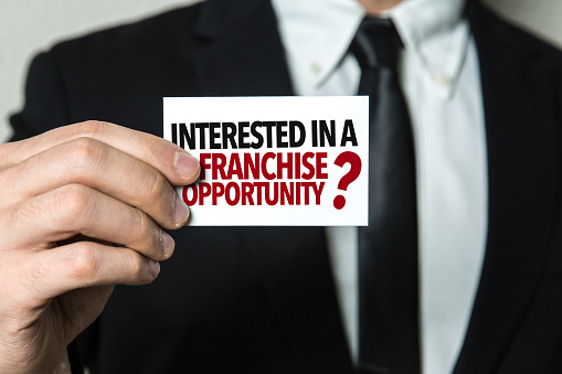 Interested in a Franchise Opportunity? in a card