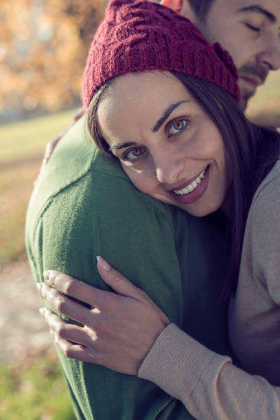 istock Young Woman Hugging her Boyfriend 665101290