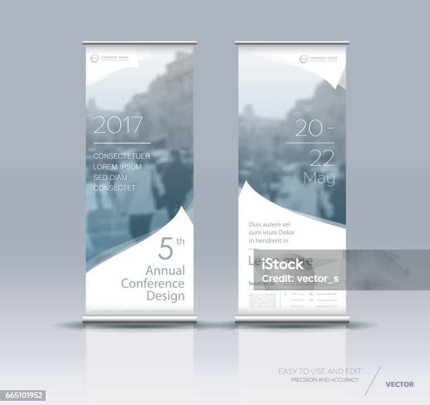 Vertical Banner Design Stock Illustration - Download Image Now - Web Banner, Template, Chin-Ups