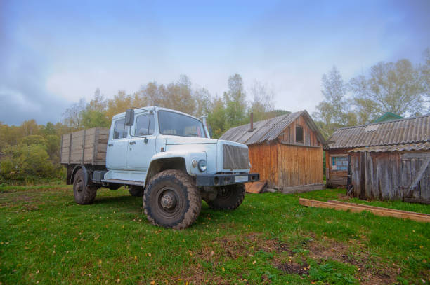 istock Big truck at morning 665102992