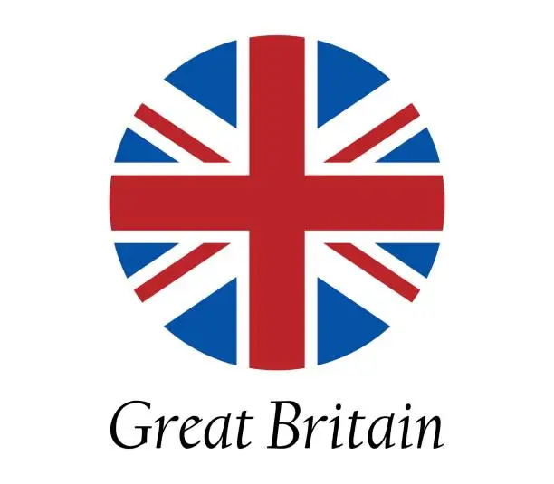 Vector illustration of flag of britain