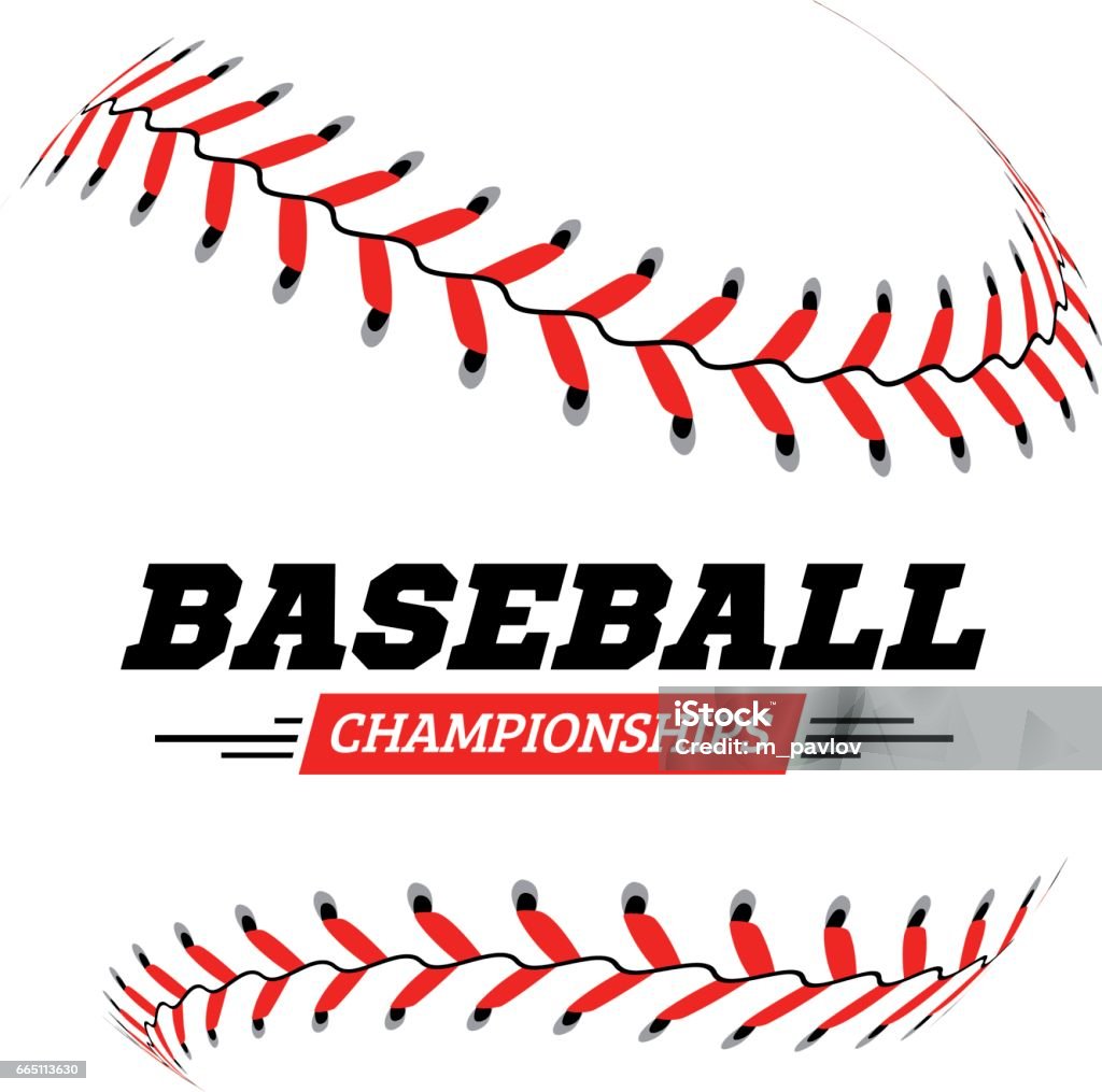 Baseball ball on white background Baseball ball on white background Vector illustration Baseball - Ball stock vector