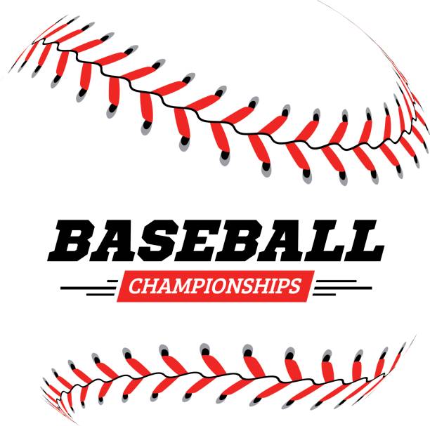 Baseball ball on white background Baseball ball on white background Vector illustration baseball sport stock illustrations