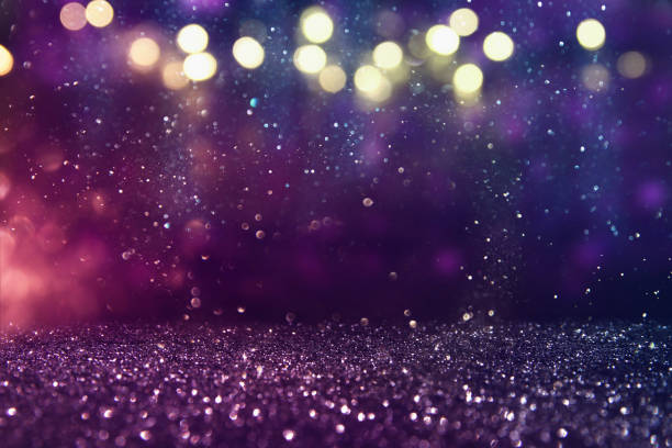istock glitter vintage lights background. de-focused 665114070