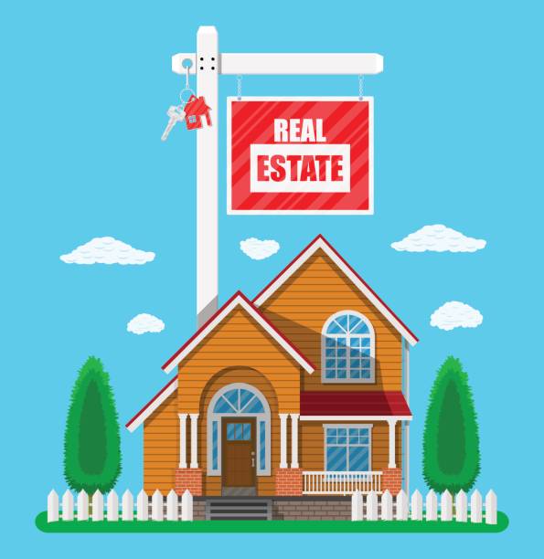 istock Private suburban house. Real estate 665120238