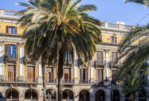 istock Historic Building on Placa Reial in Barcelona 665150342