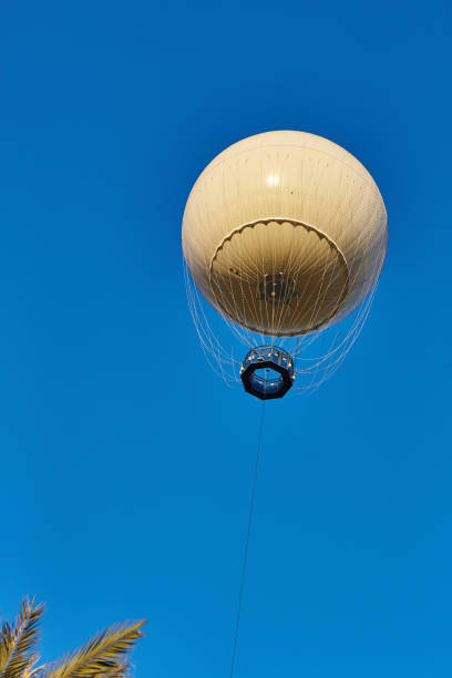 istock Aerostat flying in the air 665157312