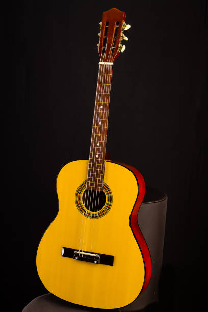 istock An acoustic guitar waiting to be played 665162796