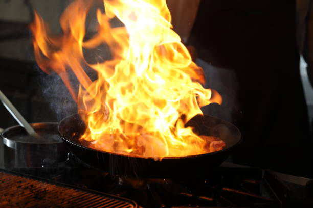 istock Chef in the kitchen in the restaurant 665177408