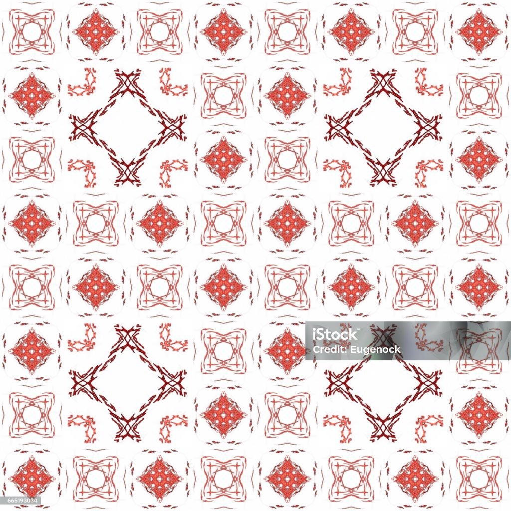 Rad Pattern Texture Seamless Texture With 3d Rendering Abstract Fractal Red Pattern Stock ...