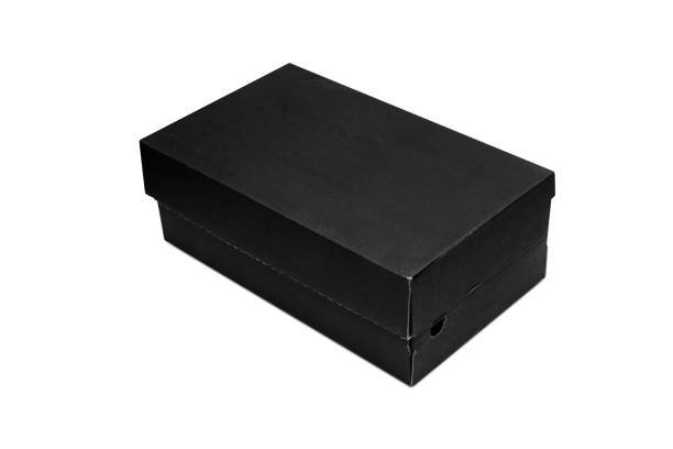 istock Cardboard box with lid isolated on white background 665198606