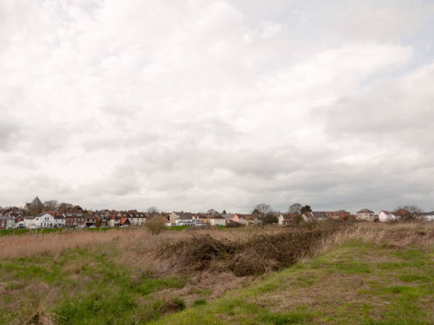 istock An Open Field with Houses in the Background 665209382
