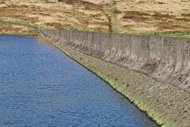 istock Dean Head Reservoir Dam, Scammonden, West Yorkshire, England 665218720