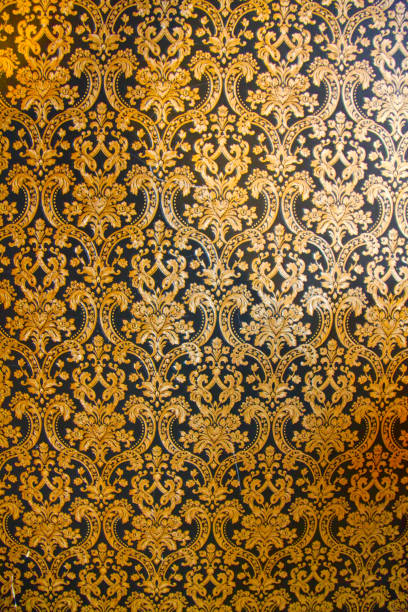 istock royal gold wallpaper kings room retro style decoration ornament silk blackdrop textile rich symbol curtains 665218884