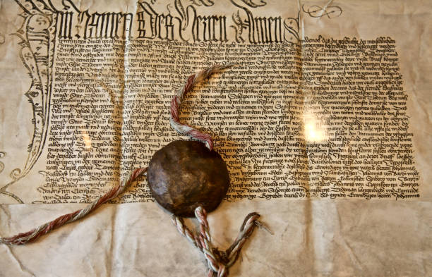 istock old paper manuscript scroll historic document antique medieval message vintage text secret wisdom 665222034