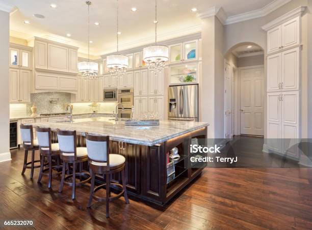 Regional Luxury Houses Stock Photo - Download Image Now - Kitchen, Luxury, Home Interior