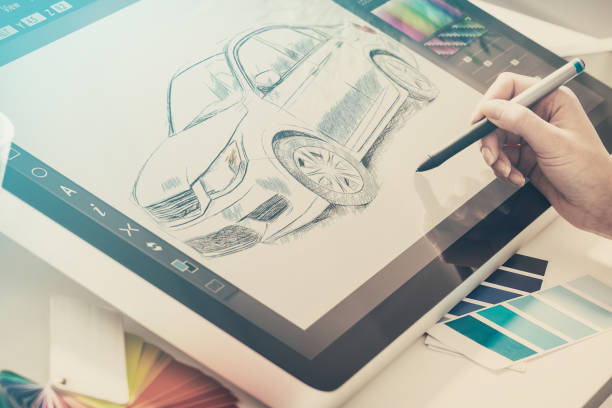 istock Graphic designer at work. Color samples. NOTE TO INSPECTOR: I am the author of everything that you see in the image (interface program on the screen - property release added). 665241932