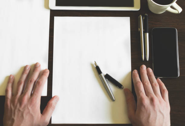 istock The Young male business entrepreneur is ready to write a business plan. 665242568