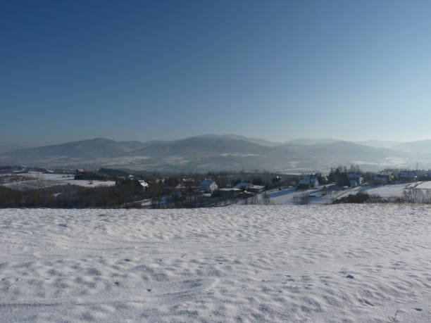 istock Beautiful winter landscape. Mountains covered with snow. 665256694