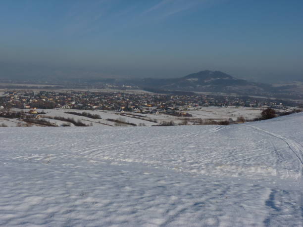 istock Beautiful winter landscape. Mountains covered with snow. 665256792