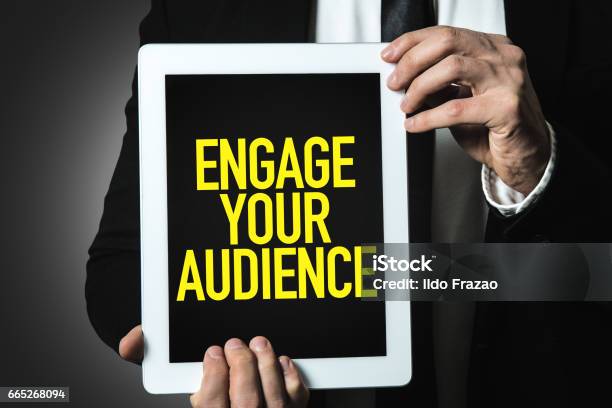 Engage Your Audience Stock Photo - Download Image Now - Audience, Interactivity, Advice