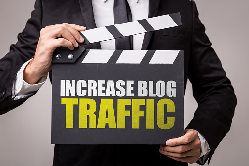 Increase Blog Traffic sign